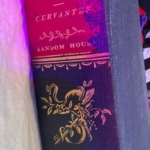 Vintage Cervantes Edition Book with Decorative Cover